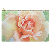 Floral zippered pouch by Sharon Bignell Fine Art